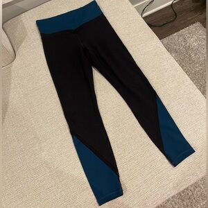 Athleta leggings with mesh details
